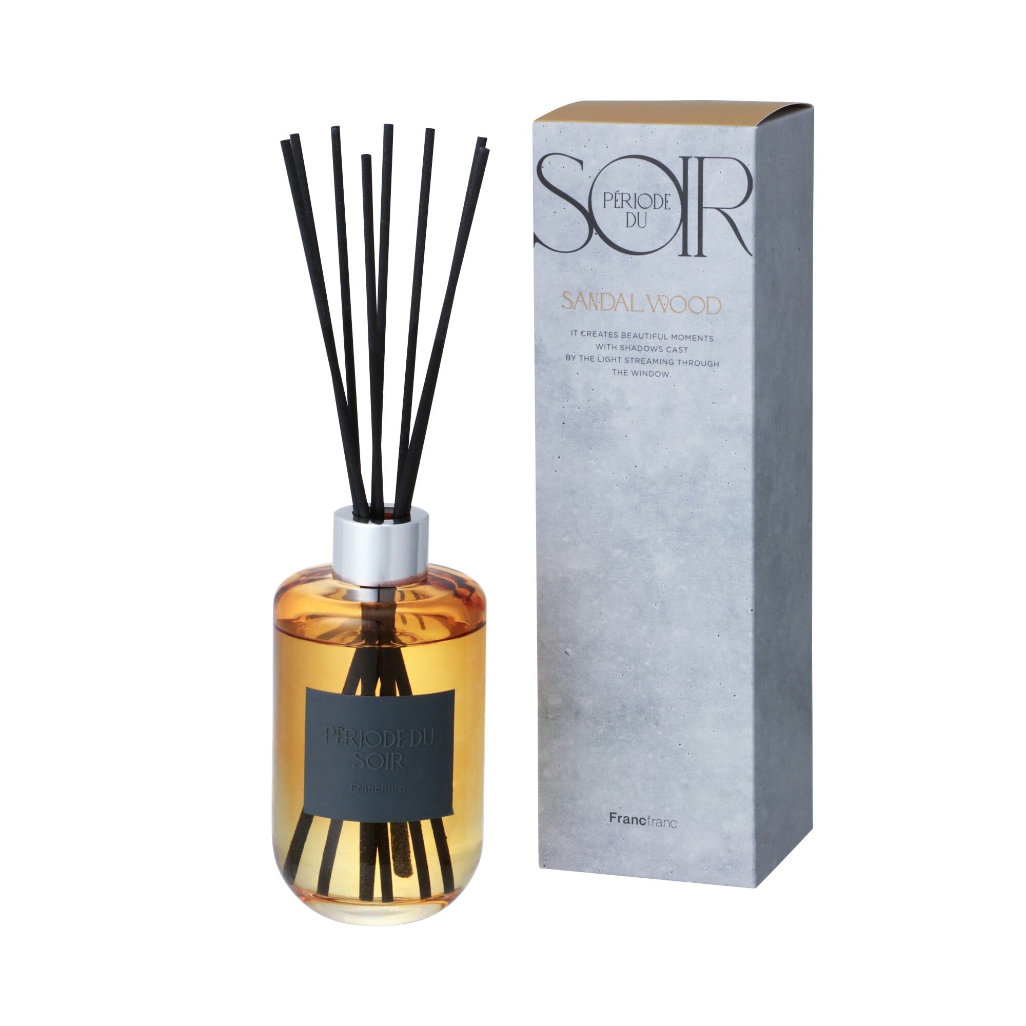 DU Soir Aromatherapy Essential Oil Diffuser - Orange & Sandalwood Scent for Home, Office, Yoga & Relaxation
