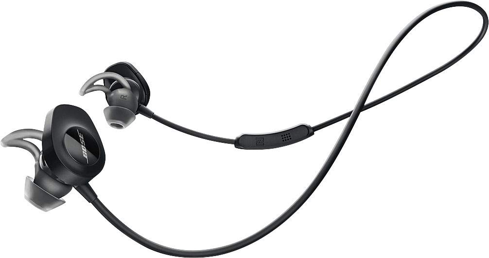 BOSE SoundSport Wireless Bluetooth Headphones - Refurbished (Black) | Sweatproof & Secure Fit for Running, Gym, Workouts & Outdoor Sports
