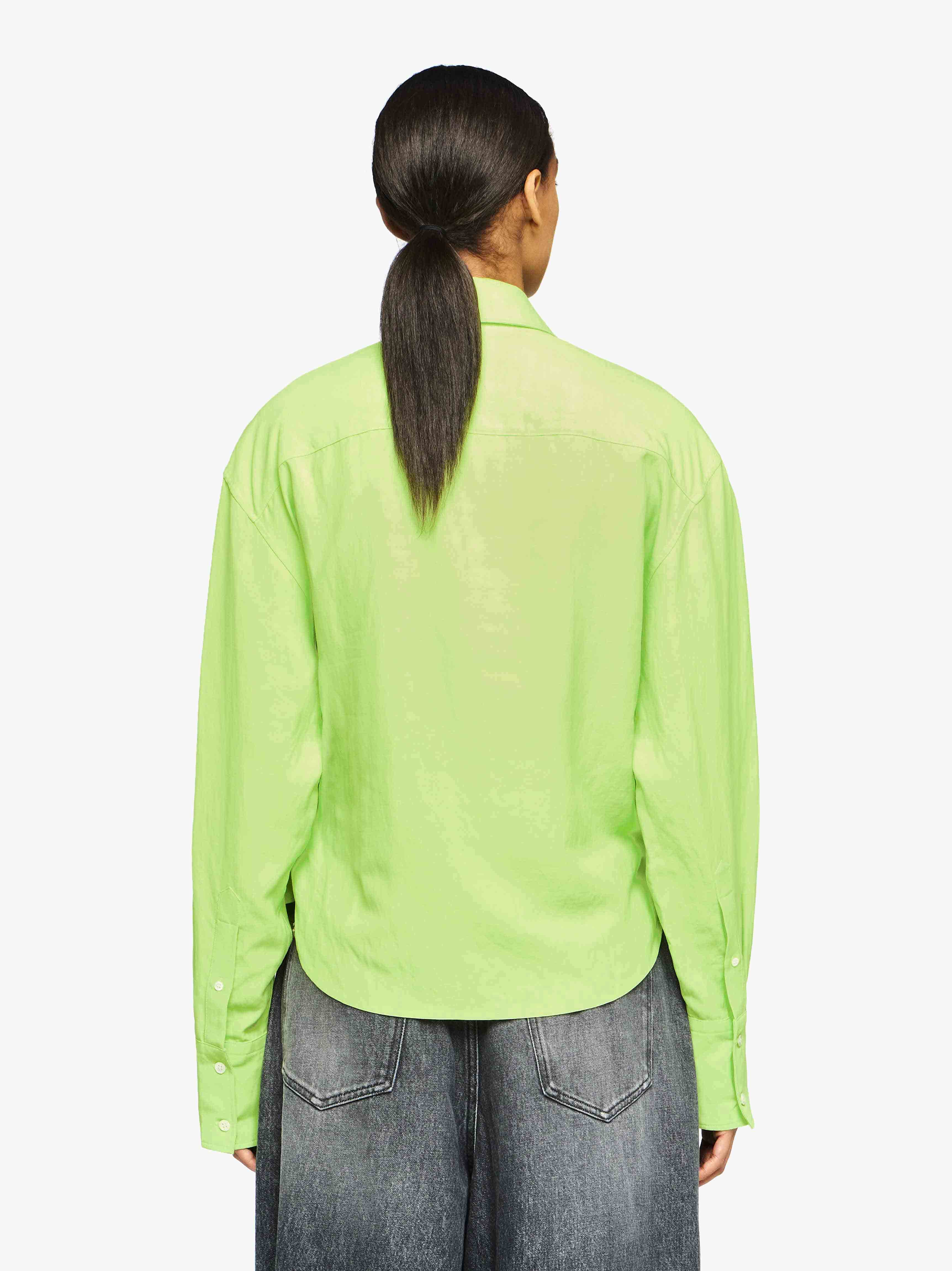 Elegant Draped Twisted Shirt for Women - Stylish & Comfortable Blouse for Casual Outings & Office Wear