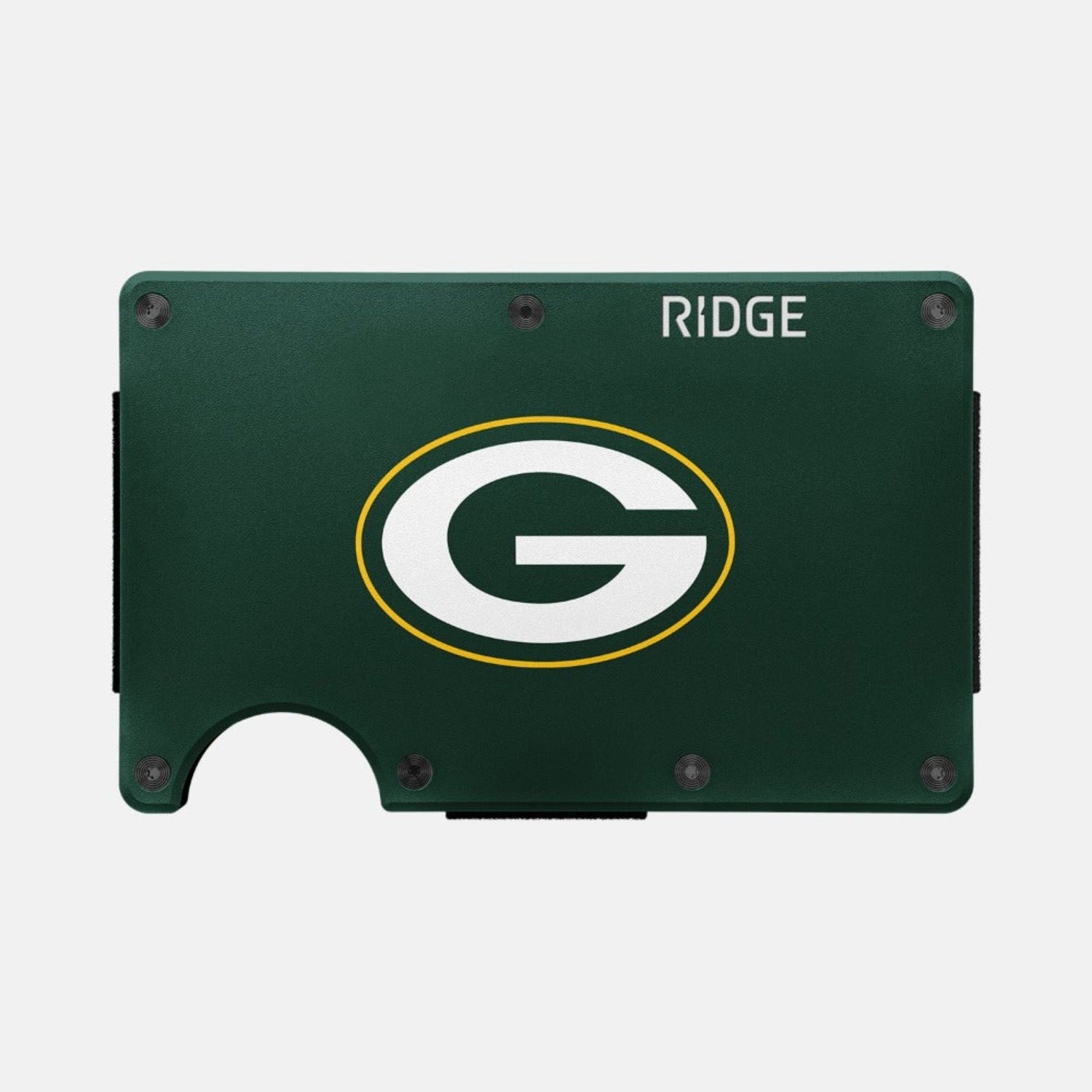 Ridge Wallet for Men - Slim Minimalist RFID Blocking Front Pocket Wallet - Green Bay Packers NFL Team Design - Perfect for Everyday Carry, Travel & Gifting