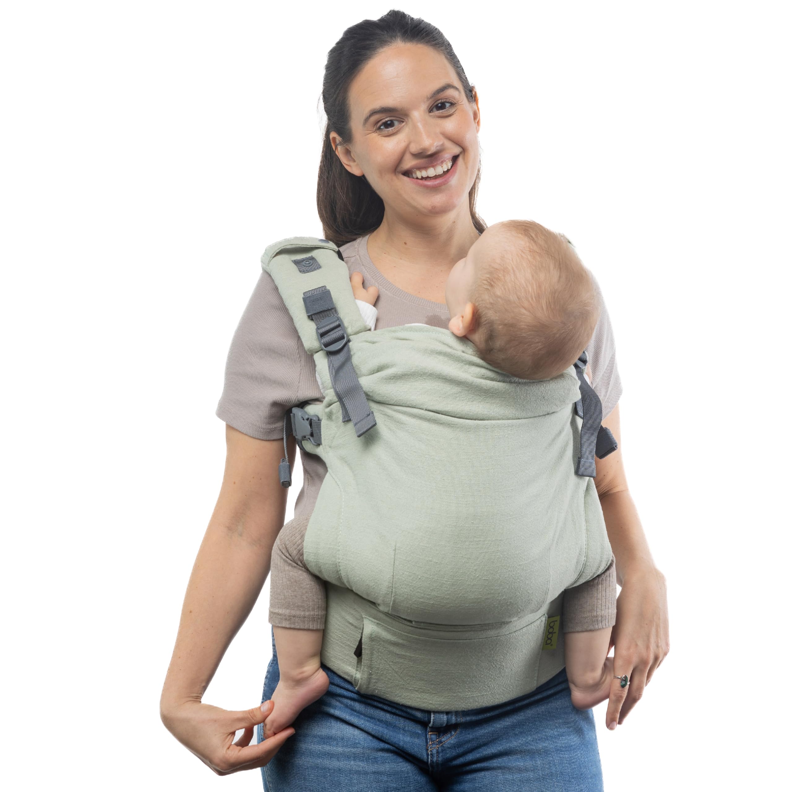 Premium Boba X Baby Carrier - Soft Linen Willow Wrap for Newborns & Toddlers - Ergonomic, Hands-Free Baby Wearing - Perfect for Hiking, Shopping & Daily Parenting