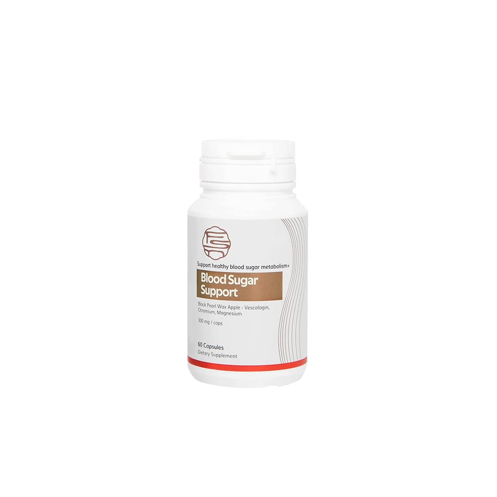 Black Pearl Wax Apple Supplement - Blood Sugar Support with Vescalagin, Chromium & Magnesium | 60 Capsules for Daily Wellness