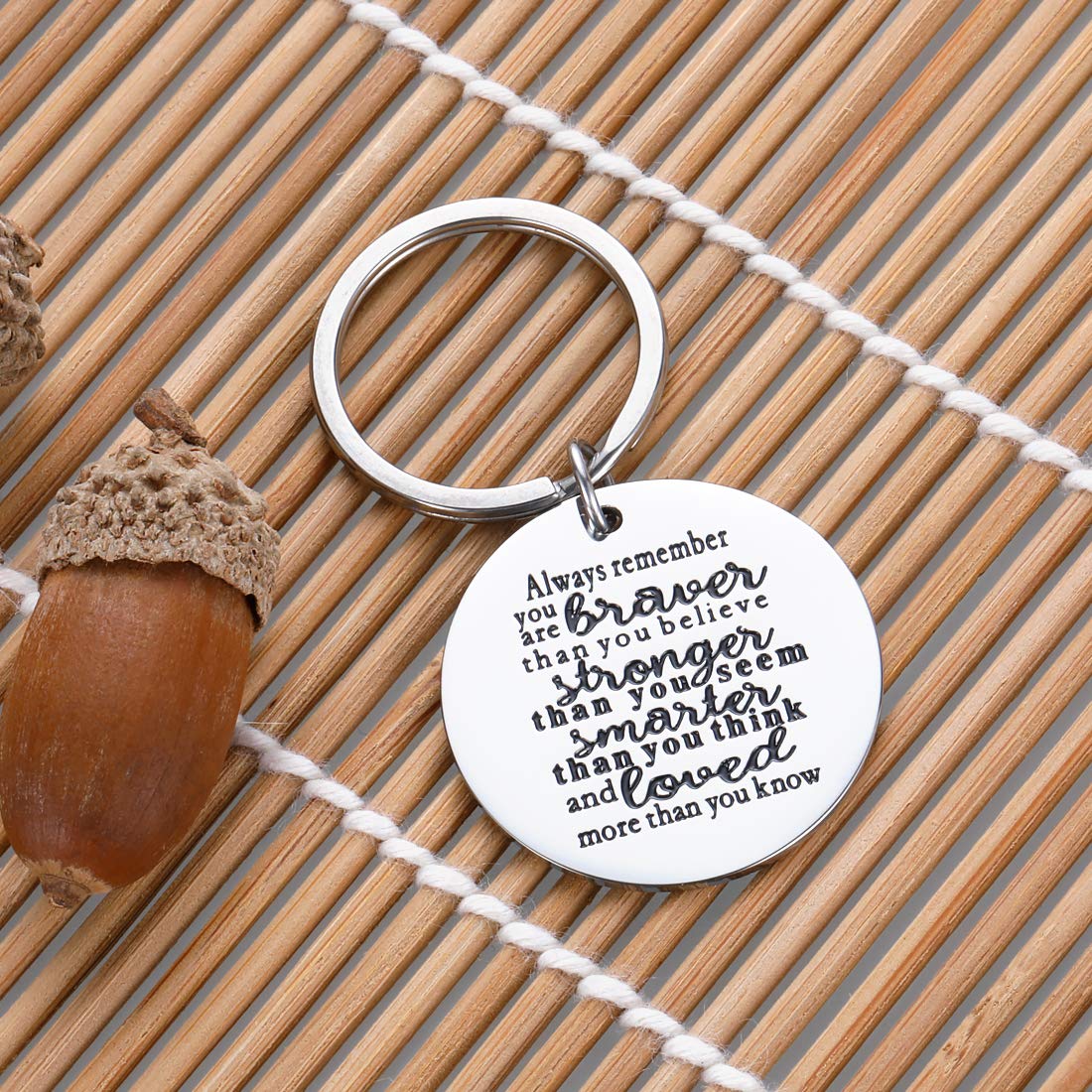Valentine's Day Gifts for Kids - Inspirational Keychain for Women, Daughter, Son, Teens, Boys, Girlfriend, Friends, Grandson, Granddaughter & Coworkers - Perfect for Anniversary, Birthday & Special Occasions - Thoughtful Present for School, Office & Everyday Carry