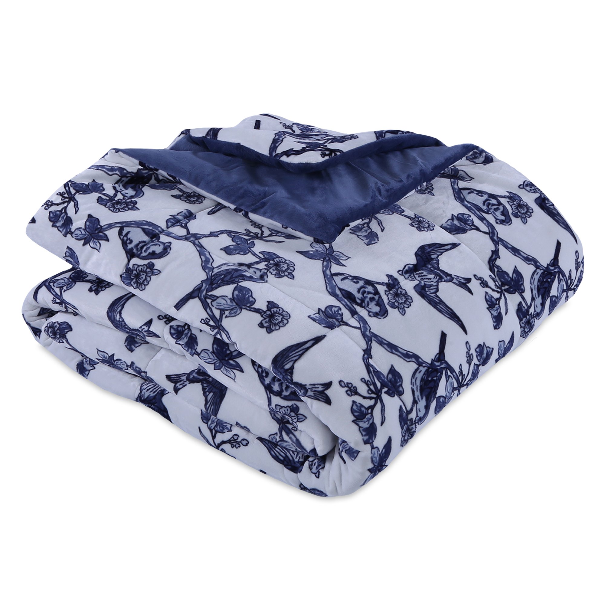 Berkshire Blanket Birds in Flight VelvetLoft Comforter Set - Twin Size Ultra Soft Bedding for Cozy Sleep | Perfect for Guest Rooms, Dormitories & Winter Nights