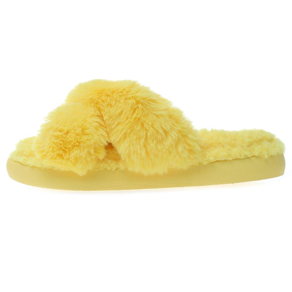 Millffy Women's Cross Band Slip-On Flip Flop Slippers - Open Toe Summer House Shoes for Women - Perfect for Indoor Lounging, Beach Trips & Spa Days