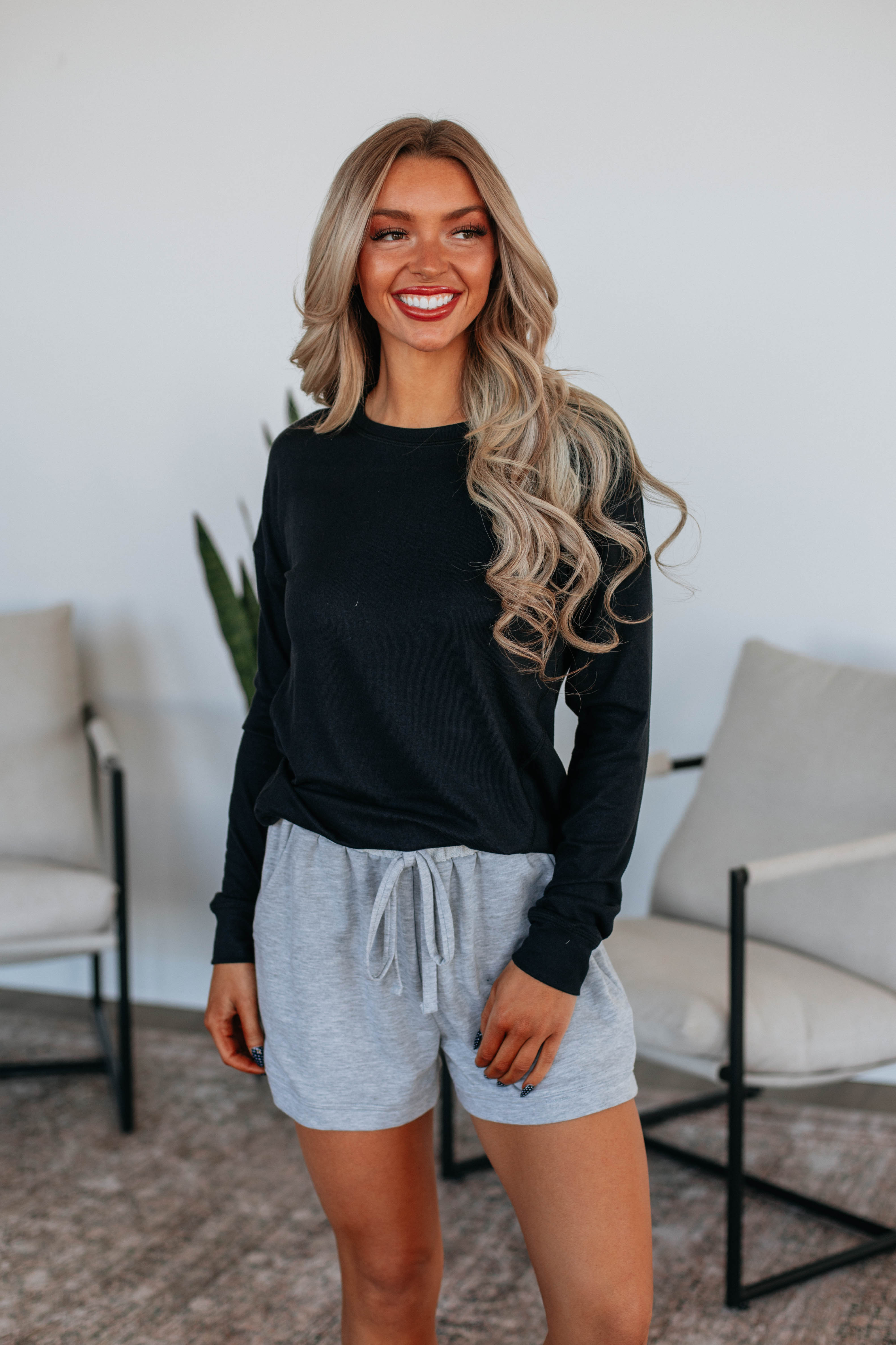 Gracyn Lounge Shorts for Women - Soft & Comfortable Heather Grey Cotton Shorts - Perfect for Yoga, Sleepwear & Relaxing at Home