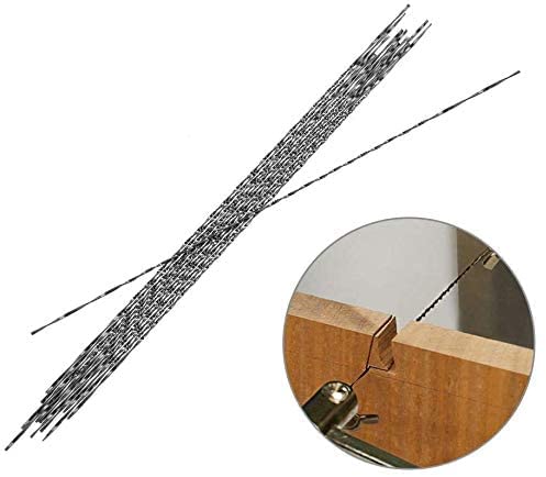 Premium Jewelry Wax Saw Blades Set - 12 Pcs Spiral Scroll Saw Blades for Wood, Metal & Plastic Cutting - Ideal for Jewelry Making, DIY Crafts & Precision Carving (#4)