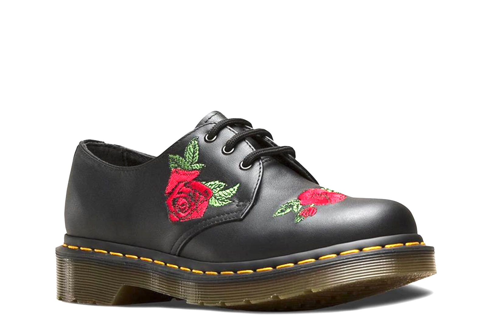 Dr. Martens 1461 Vonda Black Softy T Oxford Shoes - Unisex Classic 3-Eye Lace Up for Casual, Work & Everyday Wear