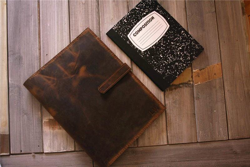 Premium Brown Leather Sleeve Case for 13-inch MacBook Pro - Protective Laptop Cover for Work, Travel & Daily Commute