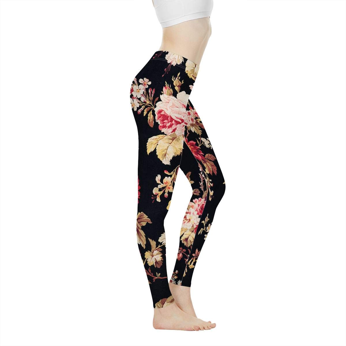 POLERO Women's High Waist Fish Scale Print Mermaid Yoga Pants - Tummy Control Workout Leggings with Stretchy Paisley Design | Perfect for Gym, Yoga & Casual Wear