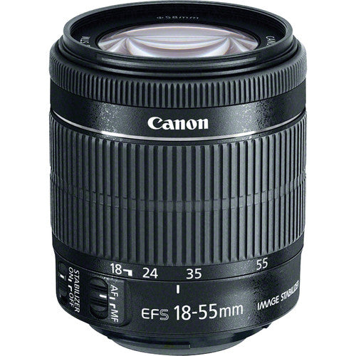 Canon EF-S 18-55mm f/3.5-5.6 IS STM Lens - White Box Version - Perfect for Portrait, Travel & Everyday Photography