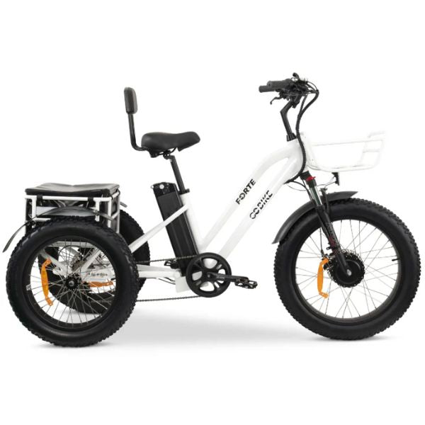 Go Bike FORTE Electric Tricycle for Adults - 750W Motor, 48V 15Ah Battery, 25MPH Speed - Perfect for Commuting, Grocery Shopping & Senior Mobility