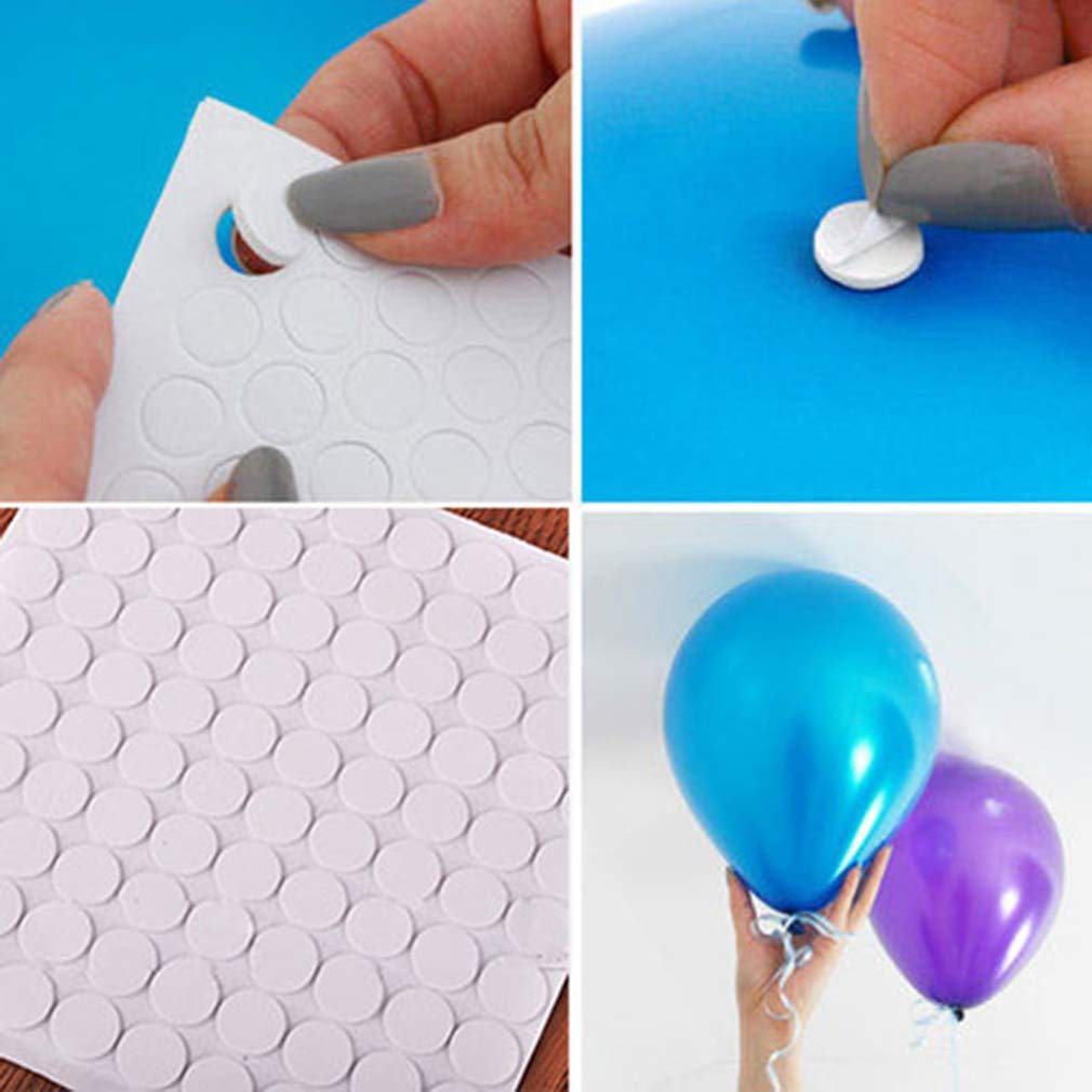 200-Point Balloon Dot Glue - Strong Adhesive for Balloons, Ceiling & Wall Decor - Perfect for Parties, Weddings & Events