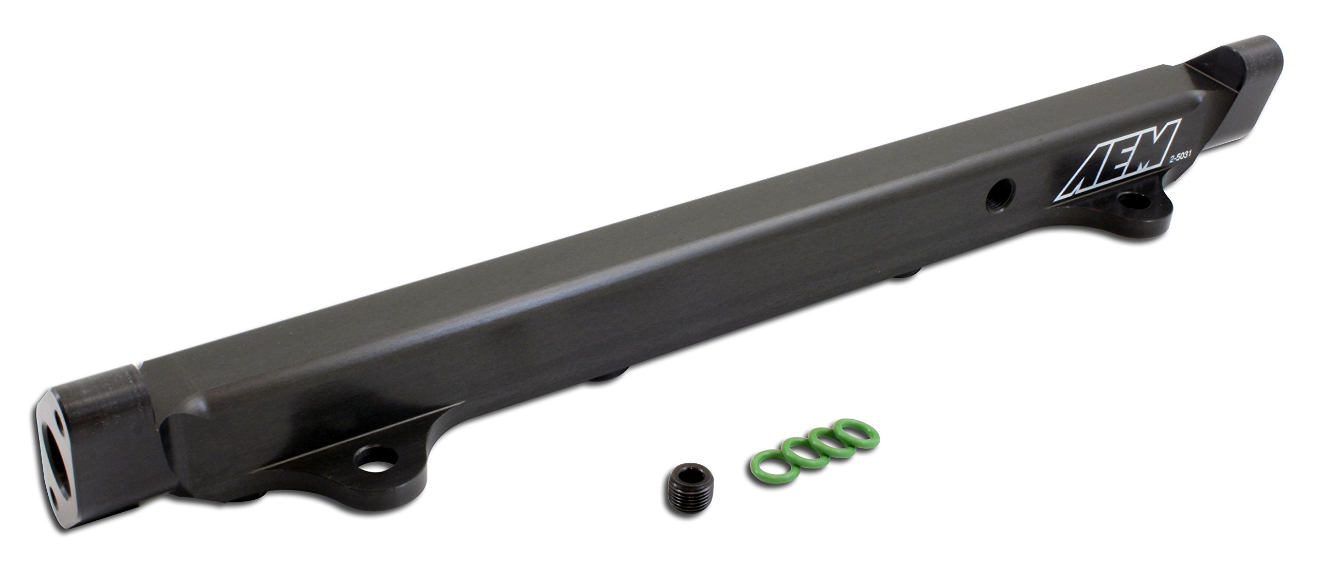 AEM Electronics 25-131BK High Performance Fuel Rail Kit - Universal Fit for High Volume Fuel Delivery - Perfect for Racing, Turbocharged & High HP Engine Builds