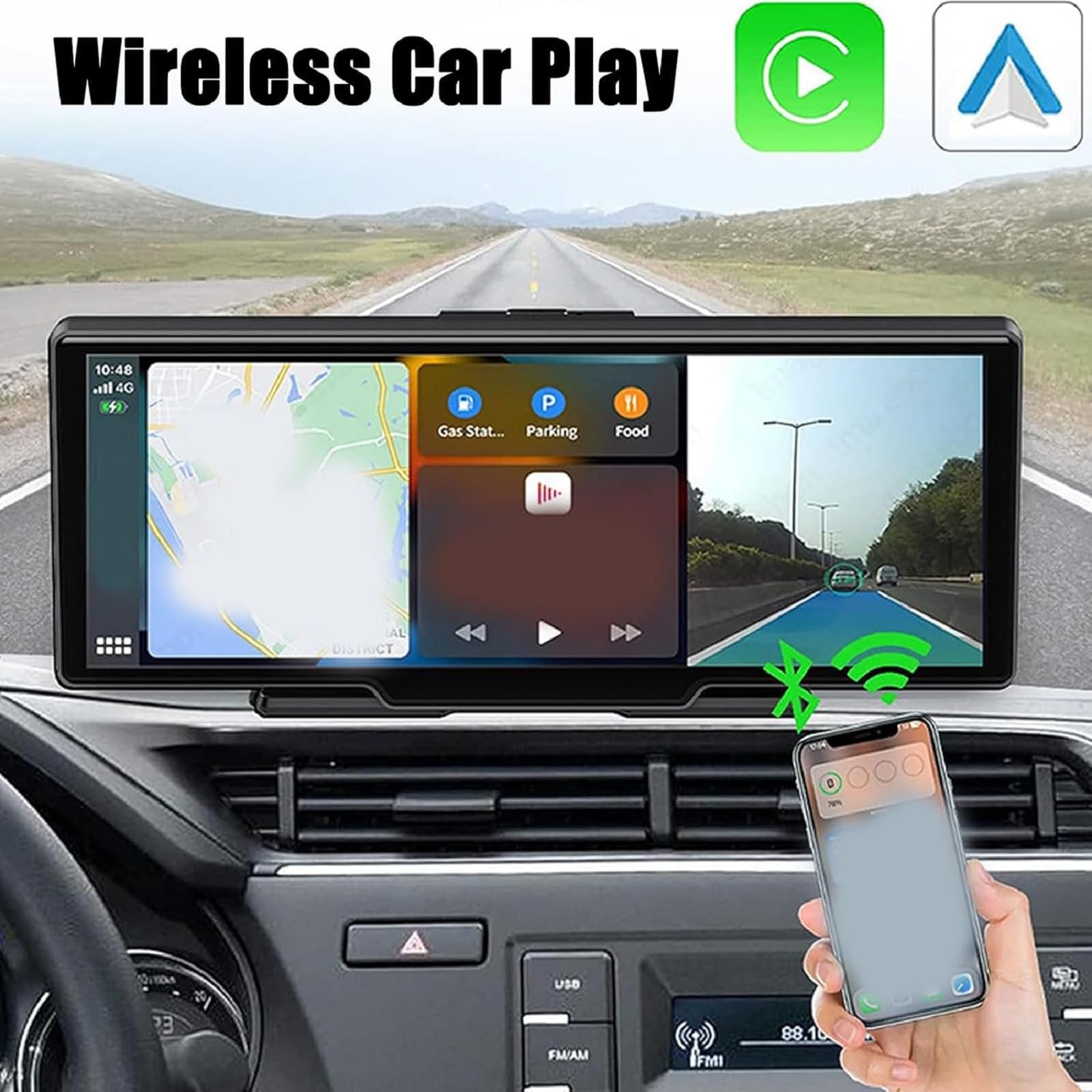 Driveplay Pro 2.0 Wireless CarPlay Screen - 10.26