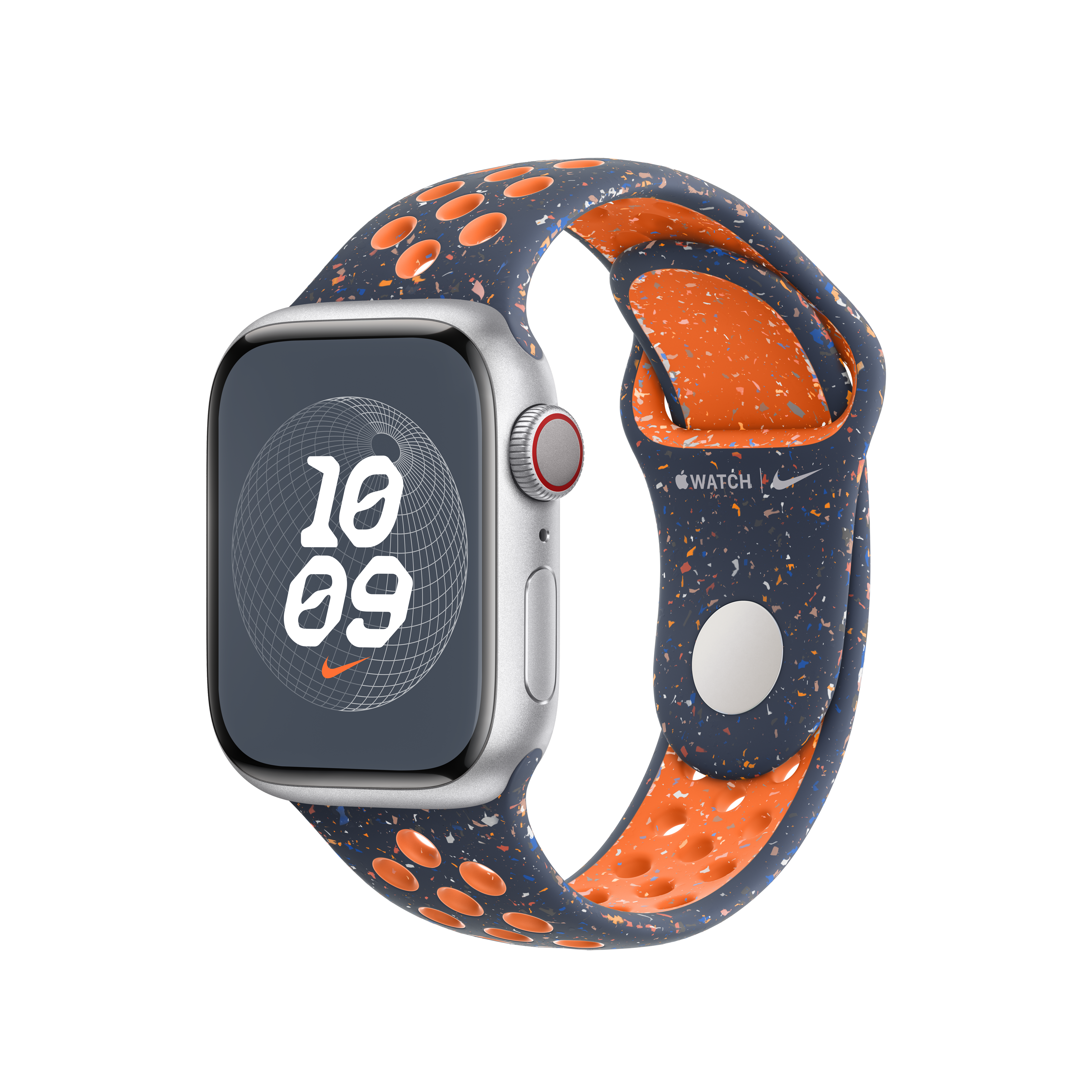 Nike Sport Band 41mm S/M - Blue Flame Color - Compatible with Apple Watch - Perfect for Running, Gym & Outdoor Activities