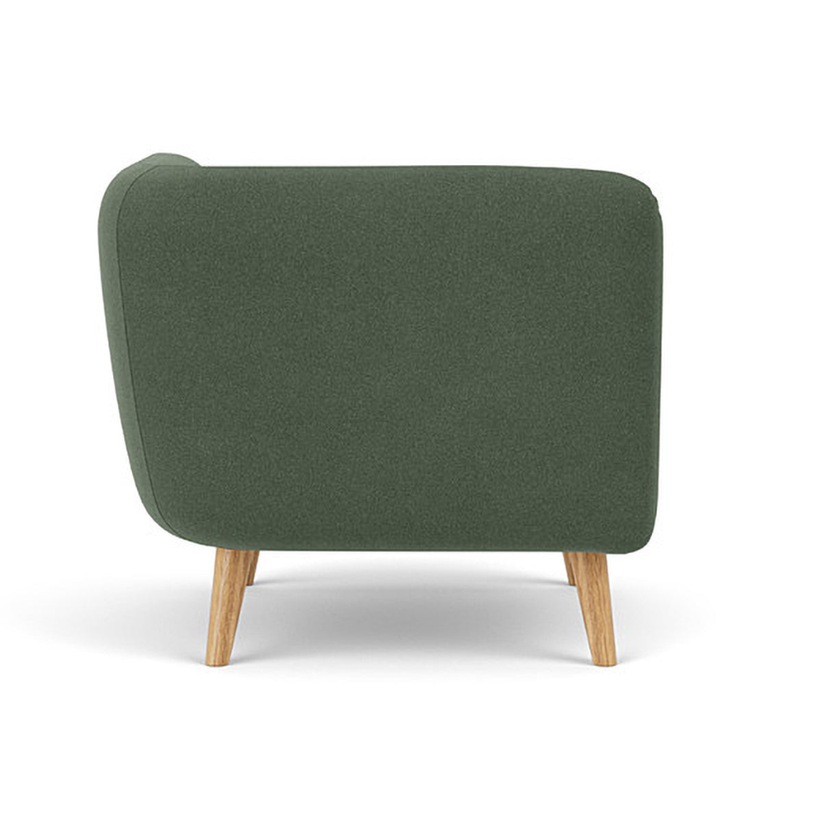 Alfred Fabric Right 1 Seater Modular Sofa - Modern Comfortable Single Chair for Living Room, Bedroom & Small Spaces