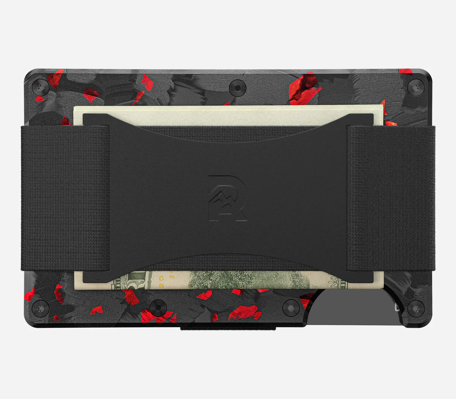 Ridge Wallet Forged Ember - Slim RFID Blocking Metal Wallet for Men - Perfect for Everyday Carry, Travel & Minimalist Lifestyle
