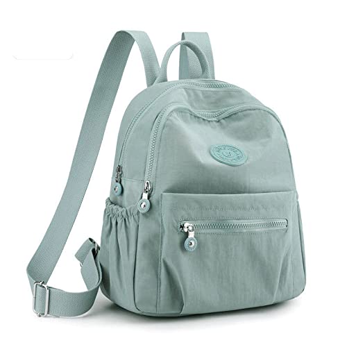 Stylish Large Capacity Nylon Backpack for Men & Women - Lightweight Travel Bag, School Backpack, Casual Daypack (Sky Blue) | Perfect for Work, College, Outdoor Adventures & Daily Commute