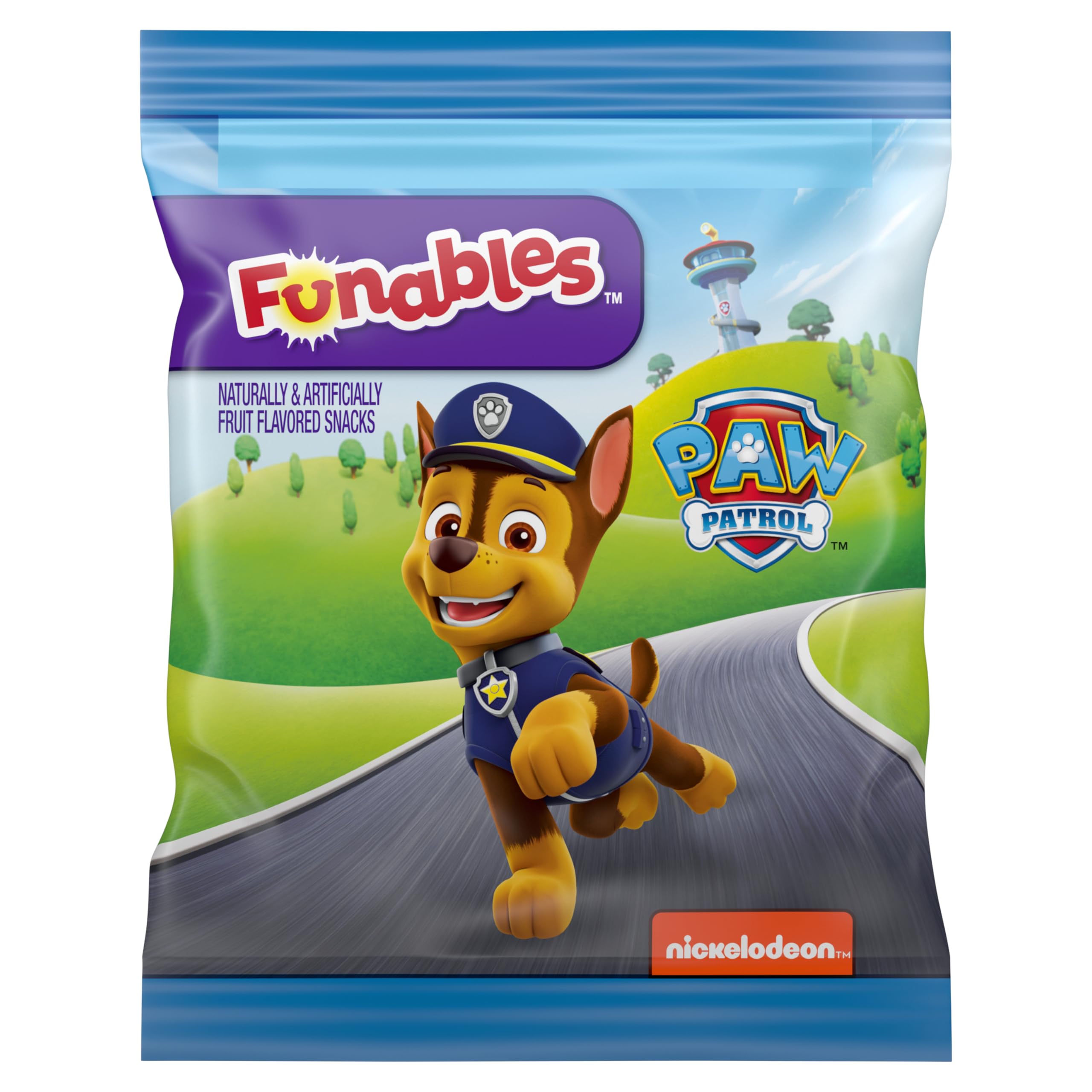 Funables PAW Patrol Fruity Snacks - Assorted Fruit Flavored Snacks, 0.8 oz (10 Count) - Perfect for Kids Lunch Boxes, School Snacks & On-the-Go Treats