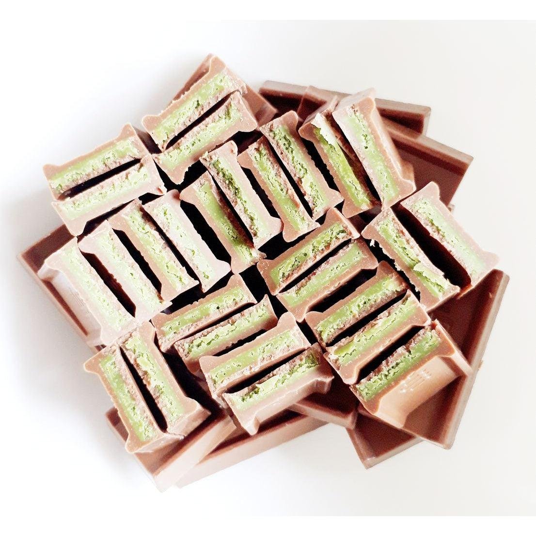 Premium Meiji Matcha Green Tea Filled Milk Chocolate - 26 Piece Box | Authentic Japanese Snack for Gifts, Dessert & Tea Time Treats