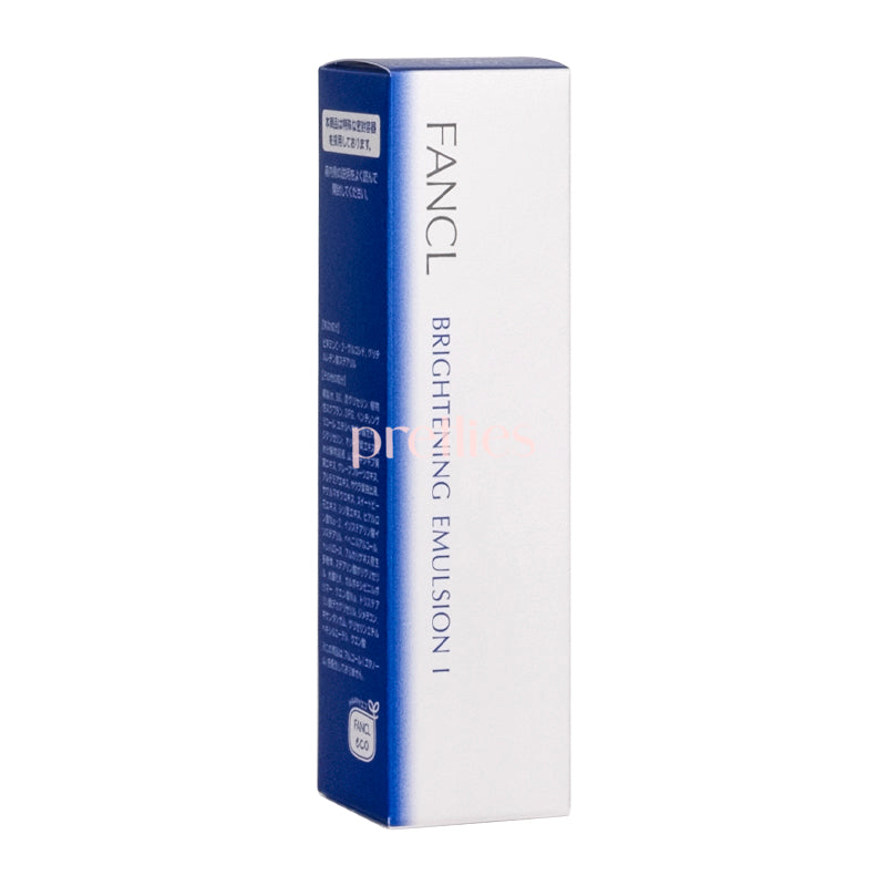 Fancl Brightening & Whitening Emulsion I 30ml - Skin Lightening Face Moisturizer for Glowing Complexion | Daily Hydration for Dull & Uneven Skin Tone | Perfect for Morning & Night Skincare Routine