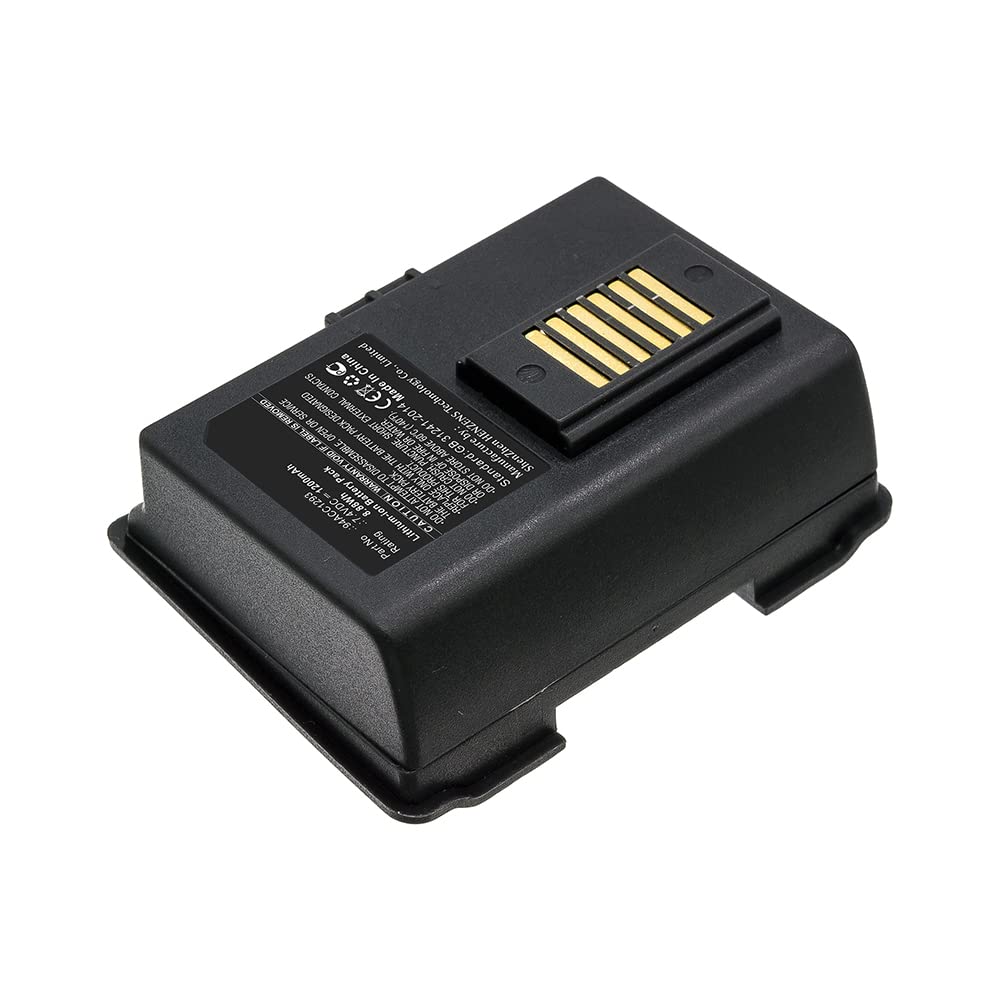 Synergy Digital Barcode Scanner Battery - 1200mAh Li-ion 7.4V Replacement for Datalogic JET Scanner (700165400, 94ACC1293, 94ACC1294) | Ultra High Capacity | Perfect for Retail, Warehouse & Inventory Management