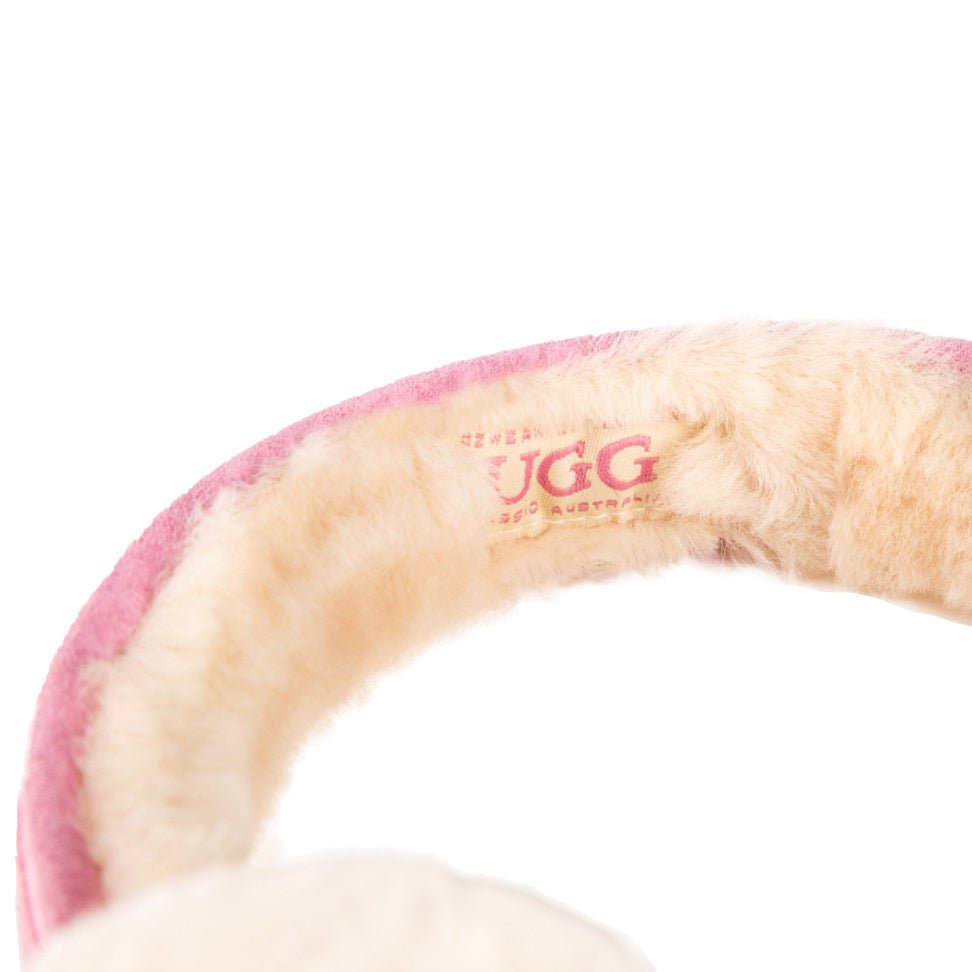 UGG Earmuffs for Women & Men - Soft Fleece Winter Ear Warmers - Cozy & Comfortable for Cold Weather, Outdoor Activities, and Snow Sports