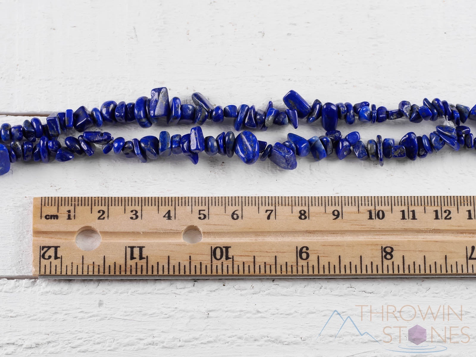 Lapis Lazuli Crystal Necklace - Handmade Chip Bead Long Necklace for Women, Natural Stone Jewelry for Meditation & Healing | Perfect for Yoga, Spiritual Gifts & Boho Fashion