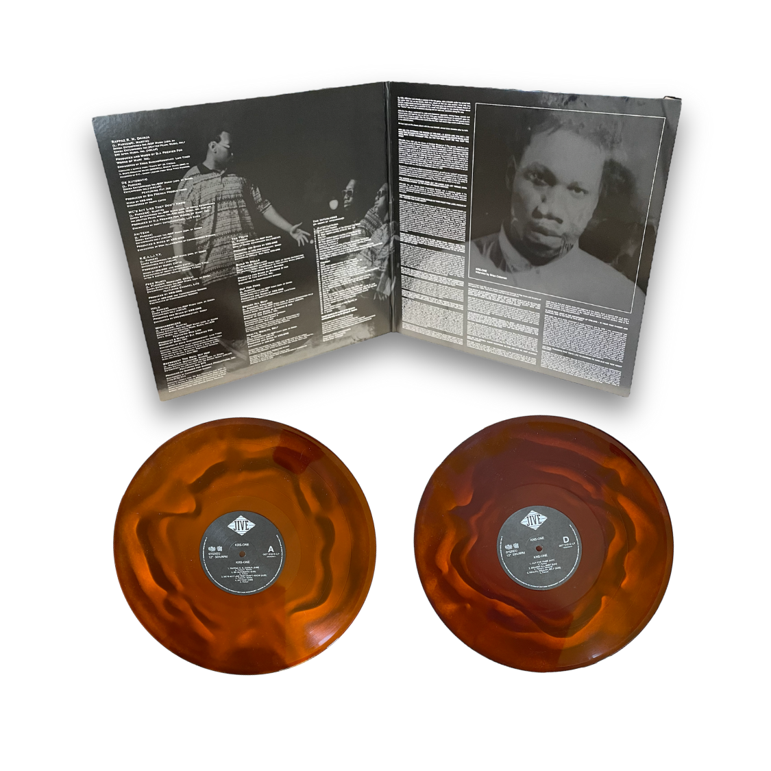 KRS One - Limited Edition Colored 2xLP Vinyl with OBI Strip - Hip Hop Music Collector's Item for DJs & Music Enthusiasts