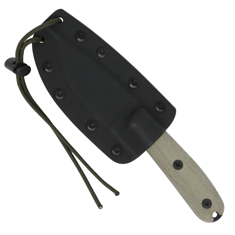 ESEE 3HM Modified Handle Fixed Blade Survival Knife with Sheath - Perfect for Camping, Hunting, and Outdoor Adventures