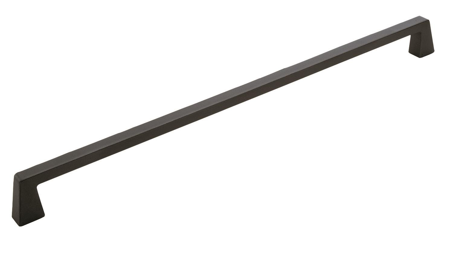 Amerock BP55281 Blackrock 18 Inch Center to Center Cabinet Pull Handle - Modern Matte Black Hardware for Kitchen Cabinets, Bathroom Vanities & Furniture Drawers