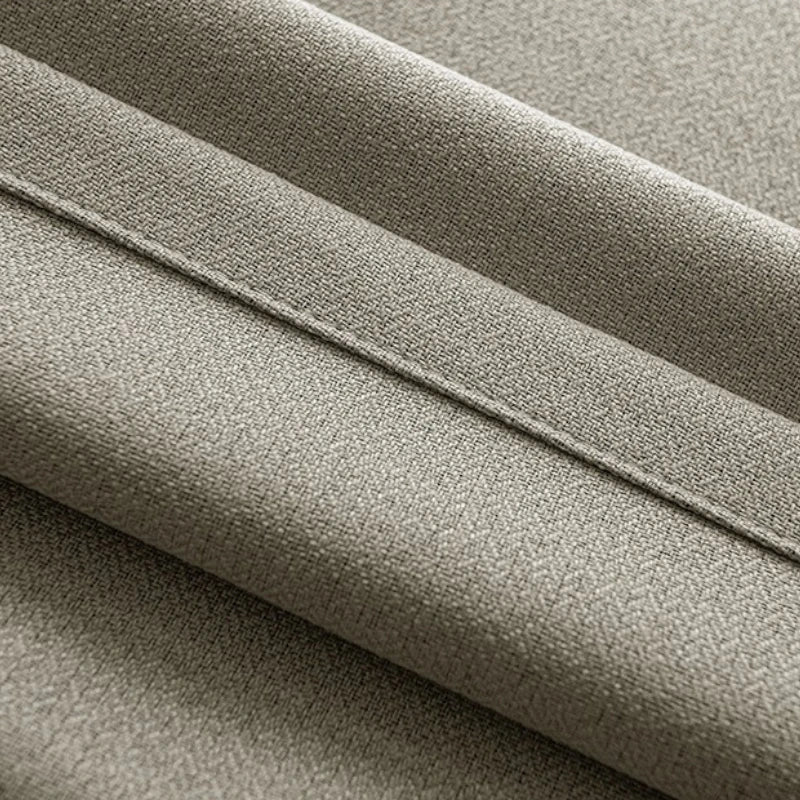 Teresa Fire Retardant Blackout Curtains - Herringbone Pattern Thermal Insulated Drapes for Bedroom & Living Room | Custom Size Window Treatment for Home Safety & Light Blocking