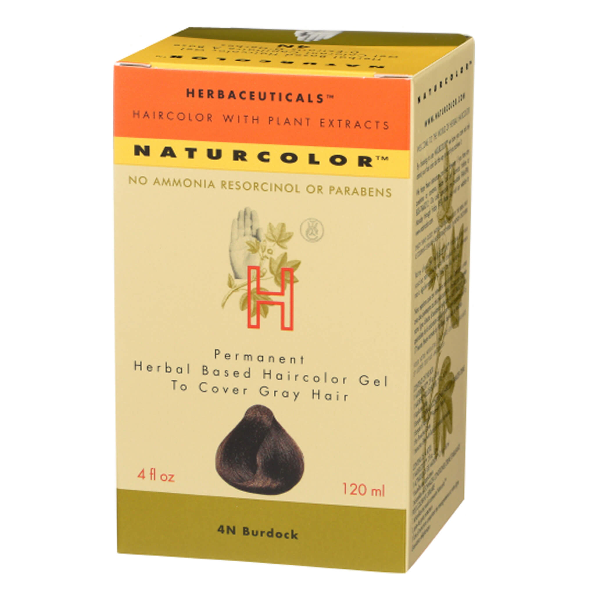 Natural Herbal Hair Color Gel for Women & Men - Ammonia-Free, Chemical-Free Hair Dye with Organic Ingredients | Perfect for At-Home Hair Coloring & Gray Coverage