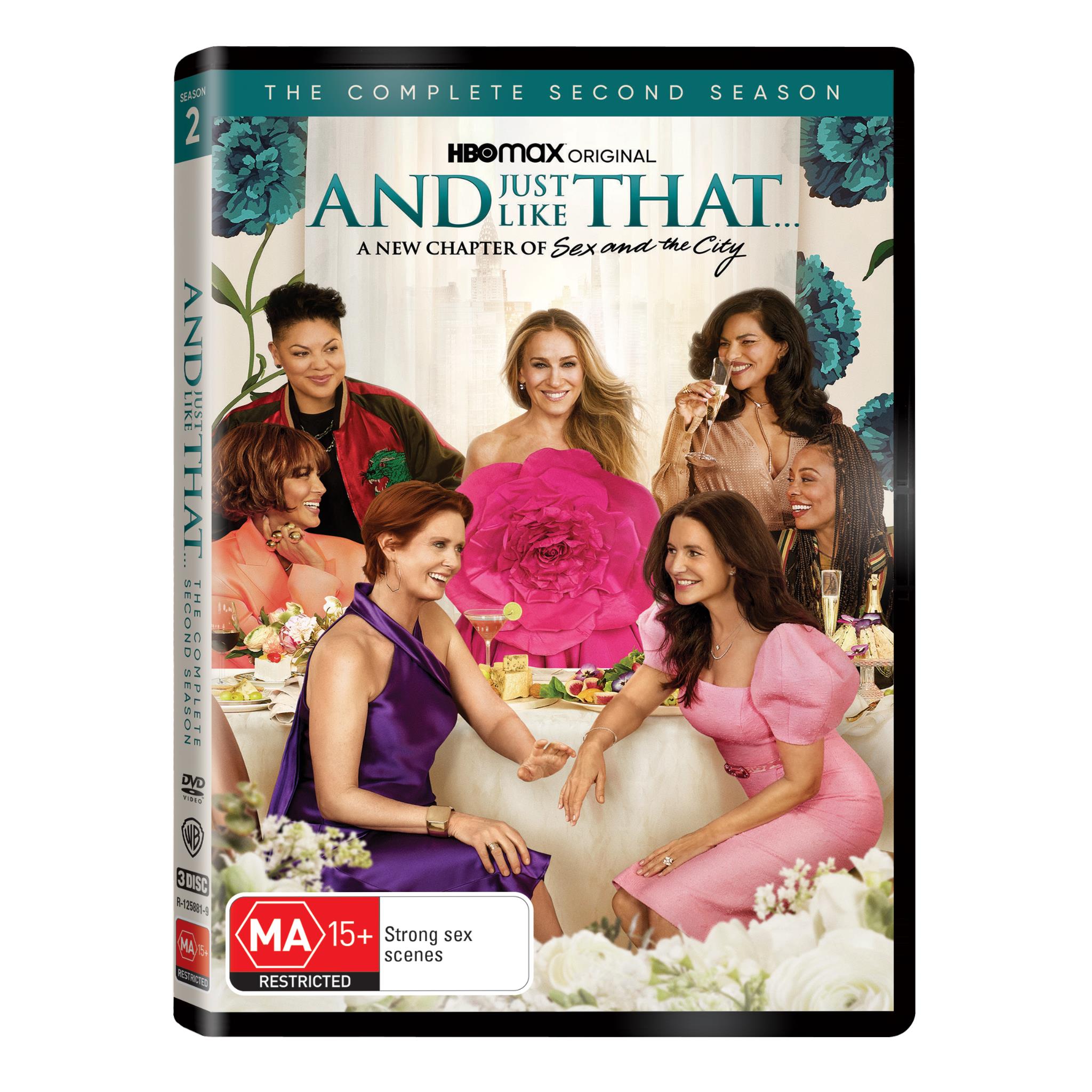 And Just Like That Season 2 DVD - Official HBO Series Collection | Perfect for TV Show Fans & Binge-Watching Weekends
