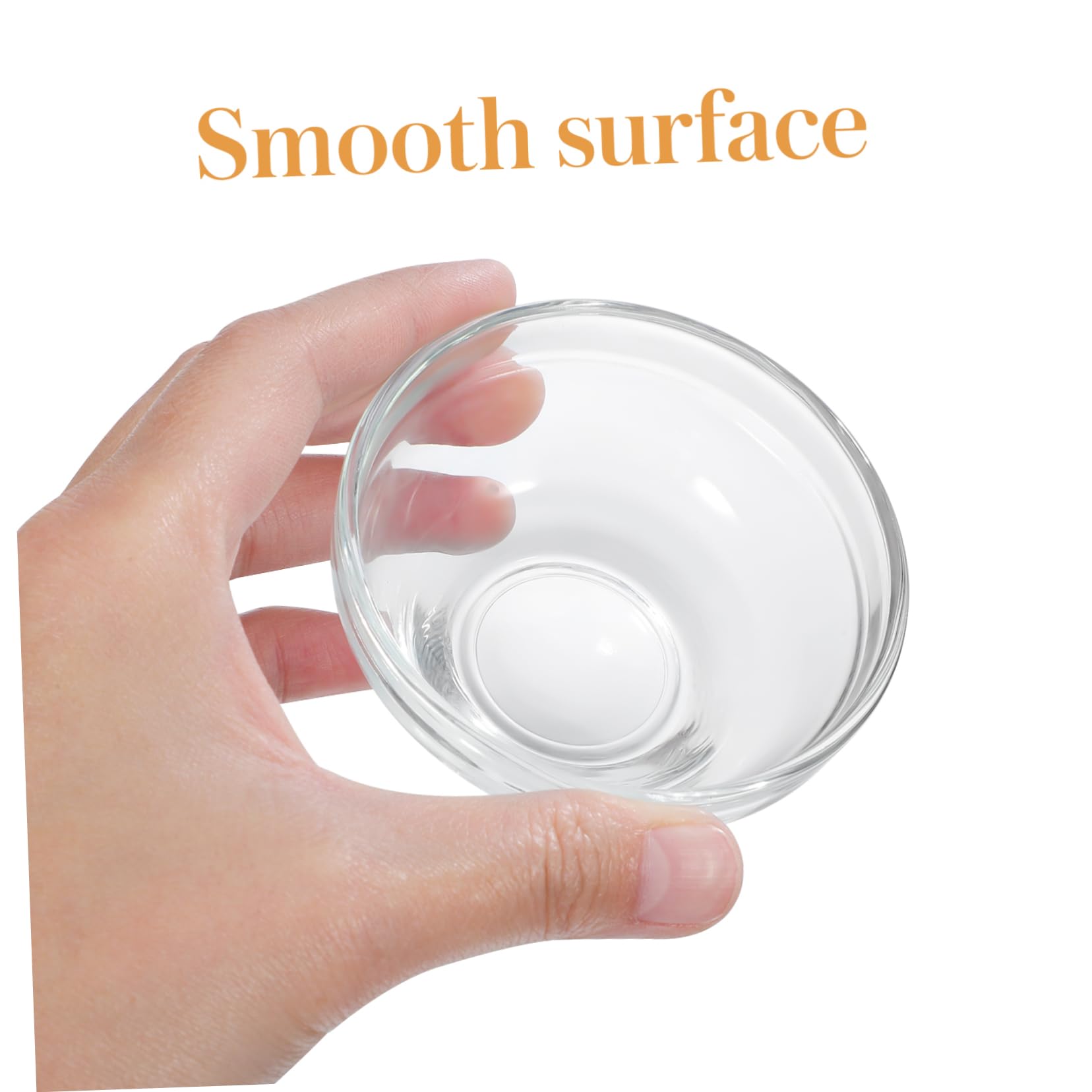 10-Piece Mask Bowl Pantry Storage Containers with Lids - Small Mixing Cups for Facial Cream, Noodle & Soup - Glass Food Storage Bowls for Kitchen, Bathroom & Salon Organization