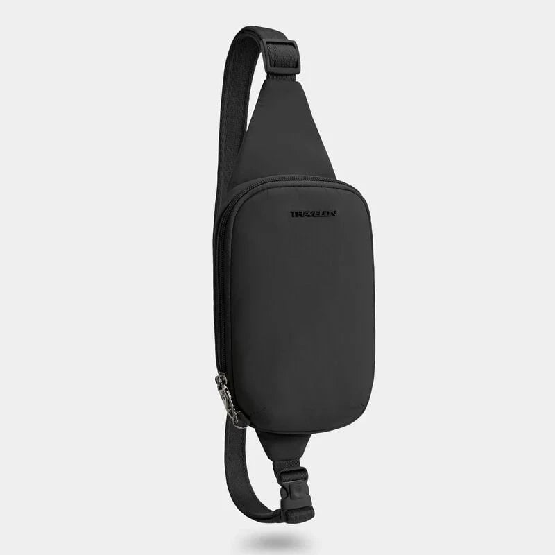 Travelon Roam Anti-Theft Compact Sling Bag - Secure Crossbody Purse for Travel, Commuting & Daily Use - RFID Blocking & Theft-Proof Design for Phone, Wallet & Essentials
