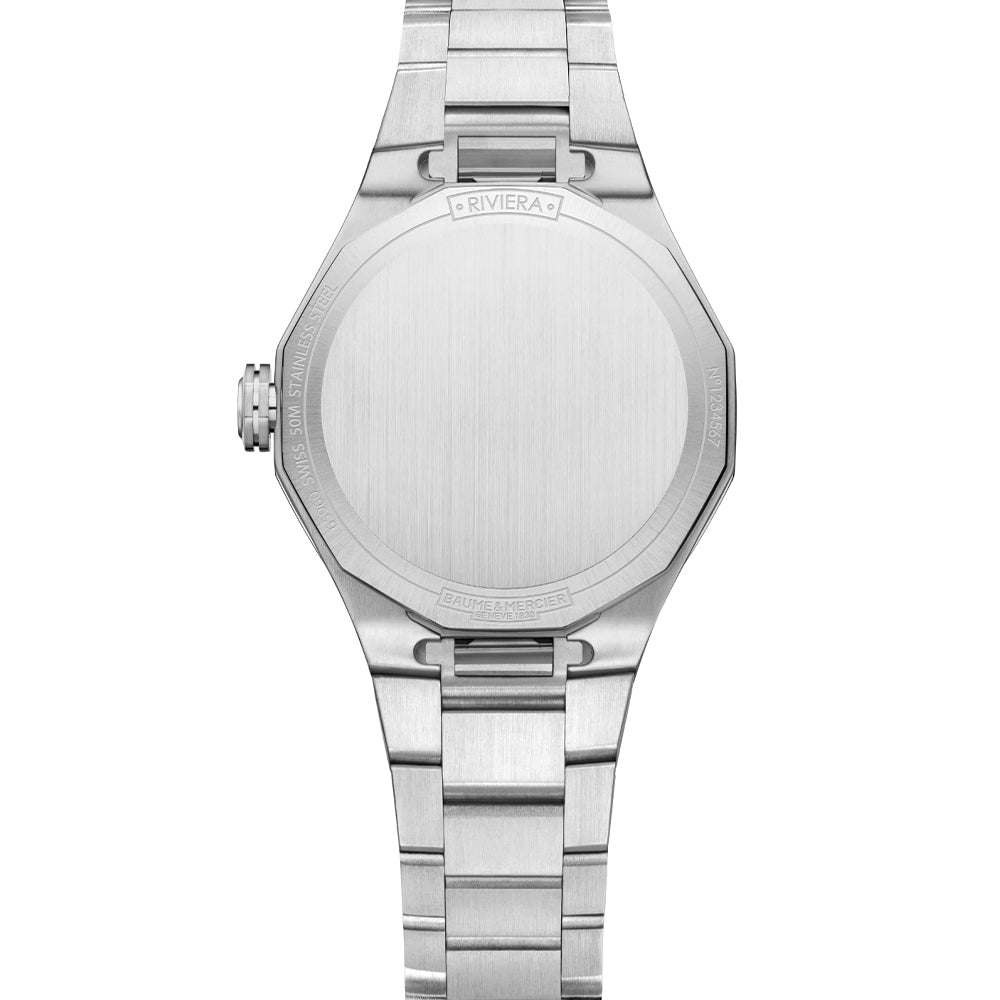 Riviera Quartz 33mm Grey Stainless Steel Watch for Women - Elegant Bracelet Design - Perfect for Office, Party & Everyday Wear