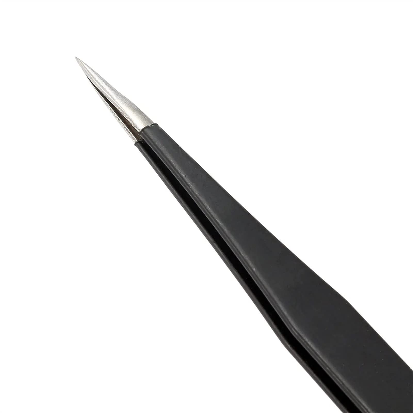 2-Piece Precision Tweezers Set - Ingrown Hair & Blackhead Remover, Eyebrow Shaping & Nail Rhinestone Tool | Perfect for Grooming, Salon Use & DIY Beauty Care