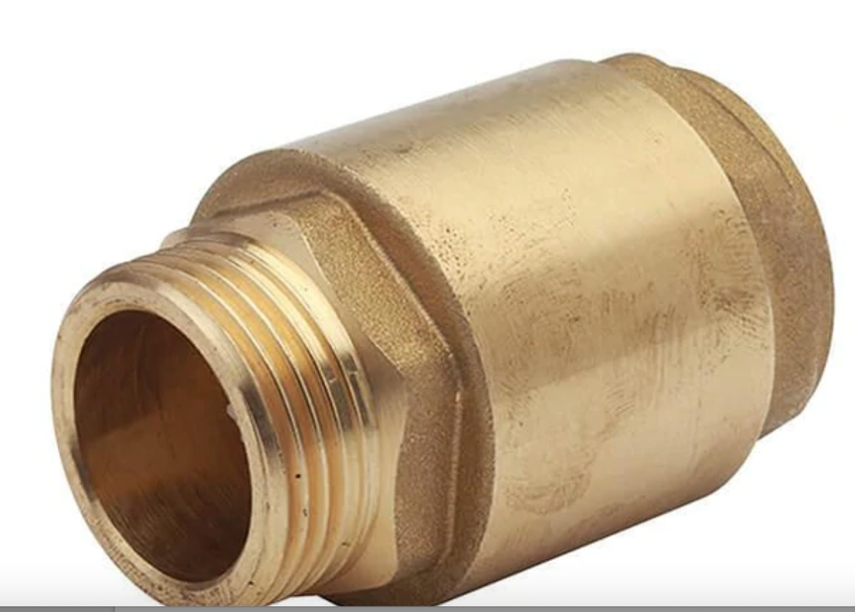 High-Quality Brass Non-Return Valve - One-Way Check Valve for Water, Air & Gas Systems - Perfect for Plumbing, HVAC & Industrial Applications