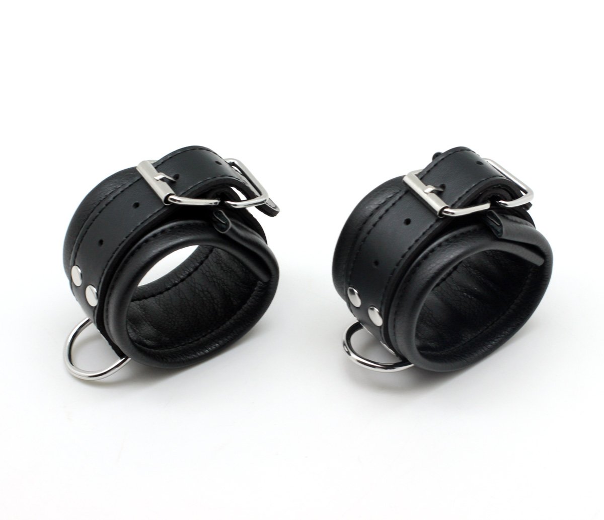Adjustable Steel Spreader Bar with Leather Cuffs - SMspade Restraint Kit for BDSM, Bondage & Bedroom Play - Perfect for Couples, Roleplay & Sensory Exploration