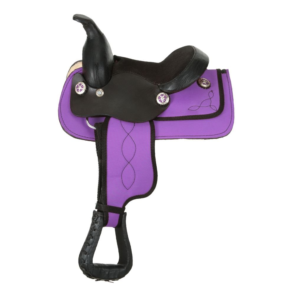 Miniature Synthetic Western Saddle for Model Horses - Perfect for Dollhouse Displays, Collectors & Western-Themed Dioramas