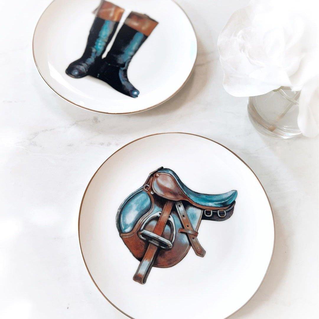 English Saddle Pattern Side Plate - High-Quality Replacement Part for Equestrian Saddles | Perfect for Horse Riding Equipment Repair & Maintenance