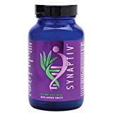 Synaptiv Mental Clarity Brain Supplement - 60 Bi-Layered Tablets for Focus, Memory & Stress Relief - Supports Cognitive Function for Work & Study