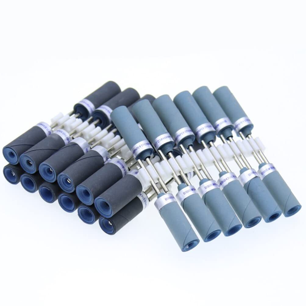 DOITOOL 10pcs Sanding Bands for Nail Drill - Rubber Rotary Tool for Jewelry Polishing, Pedicure & Crafting - Compatible with Dremel & Rotary Tools - Perfect for Nail Art, Woodworking & Metal Grinding