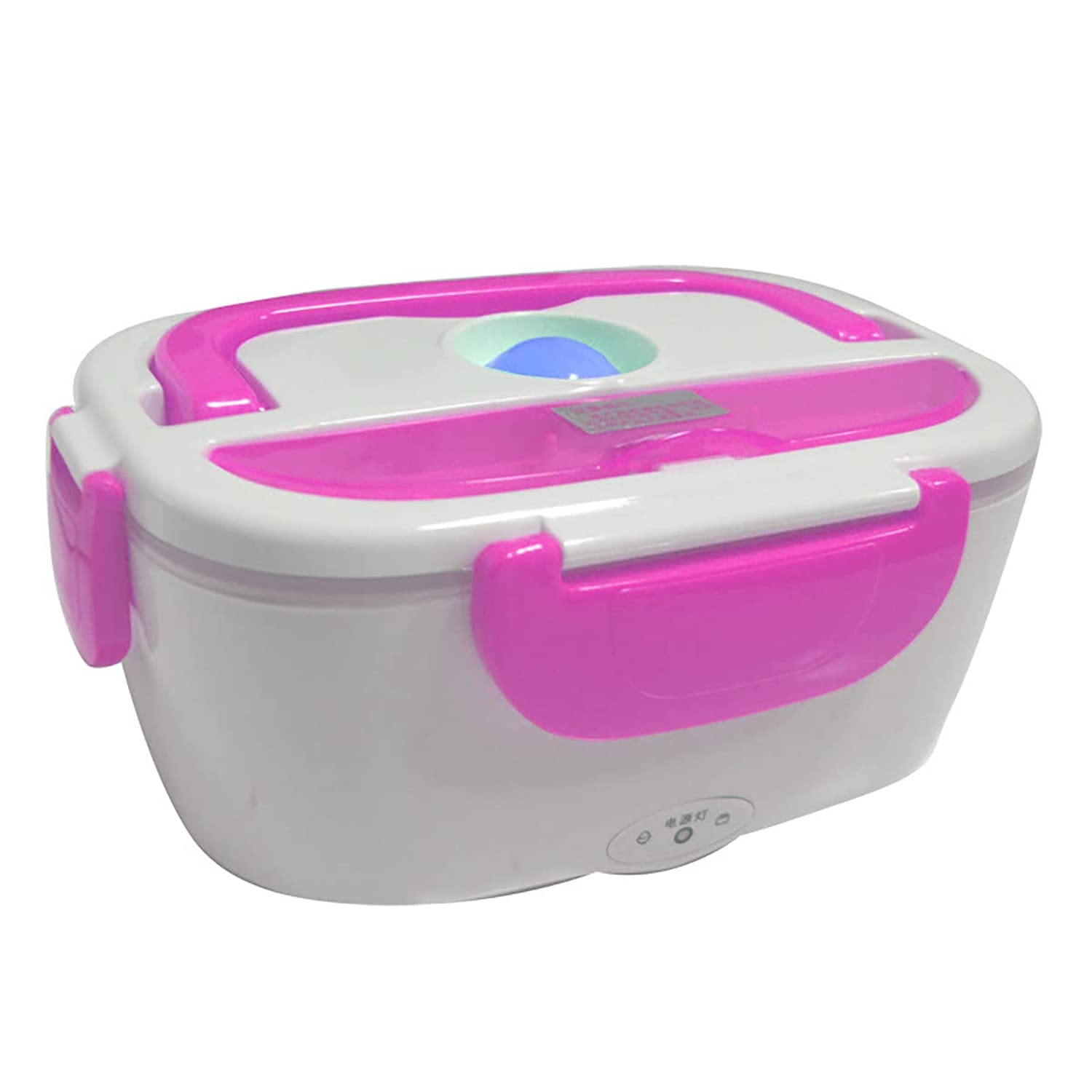 Portable Electric Lunch Box - 12V Food Warmer for Students & Office Workers, Pink | Perfect for Commuting, Travel & On-the-Go Meals