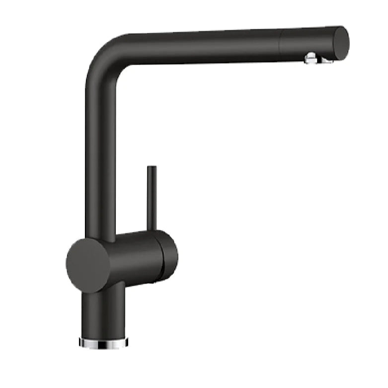 Blanco Linus Silgranit Kitchen Sink Mixer Tap in Anthracite - Premium Stainless Steel Faucet for Modern Homes, Perfect for Cooking & Dishwashing