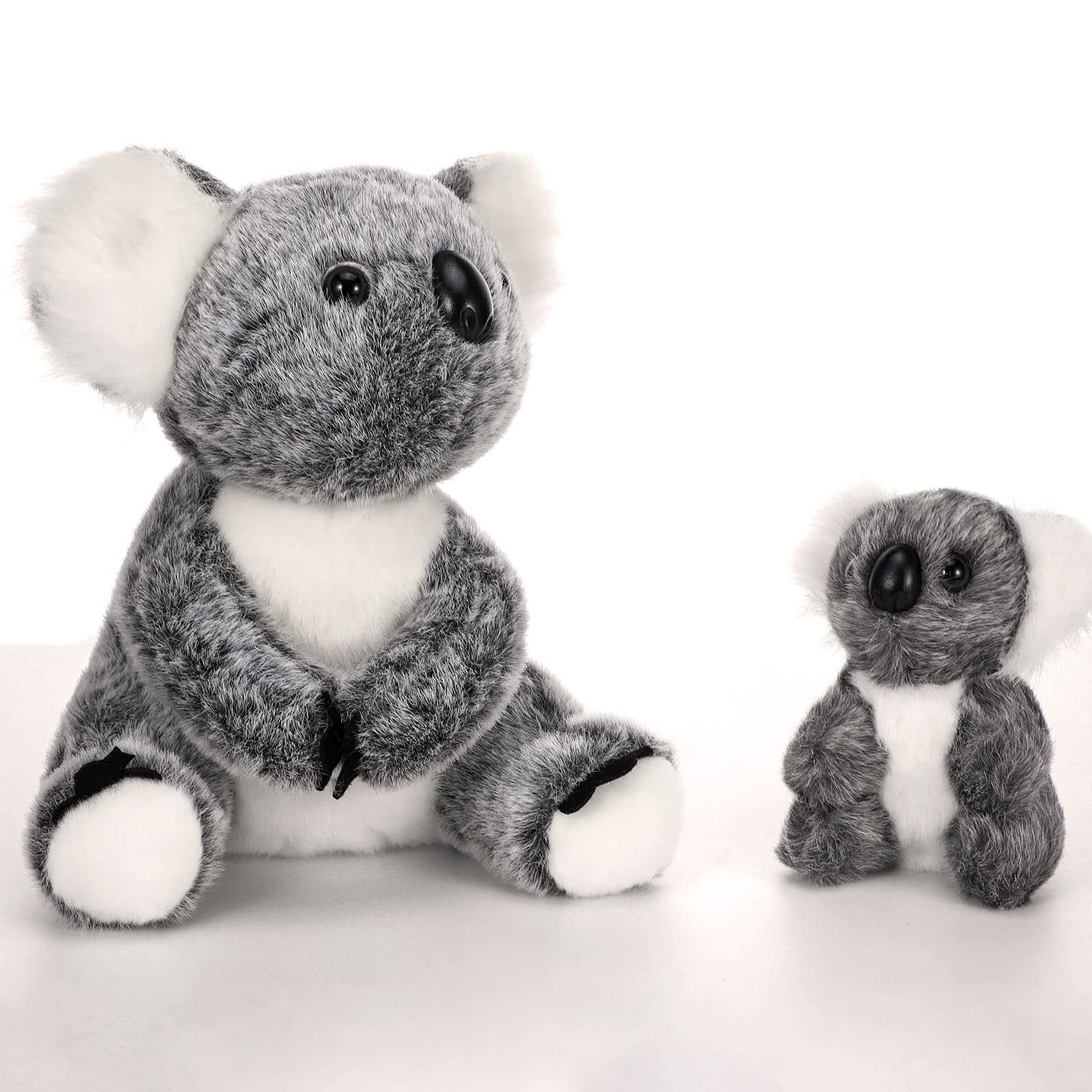 Premium Soft Koala Plush Toy Set - 2 Piece Mother & Baby Stuffed Animals (10.63