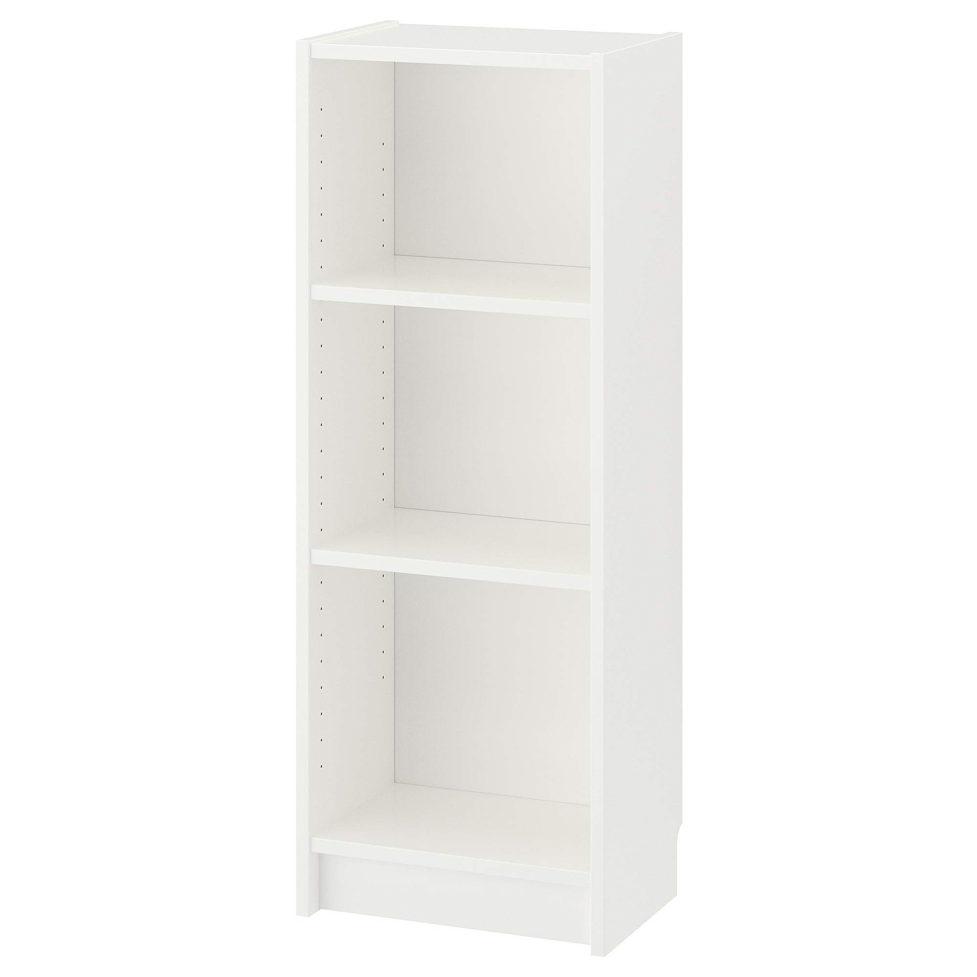 IKEA Billy Bookcase - White Bookshelf with Adjustable Shelves for Home Office & Living Room Storage