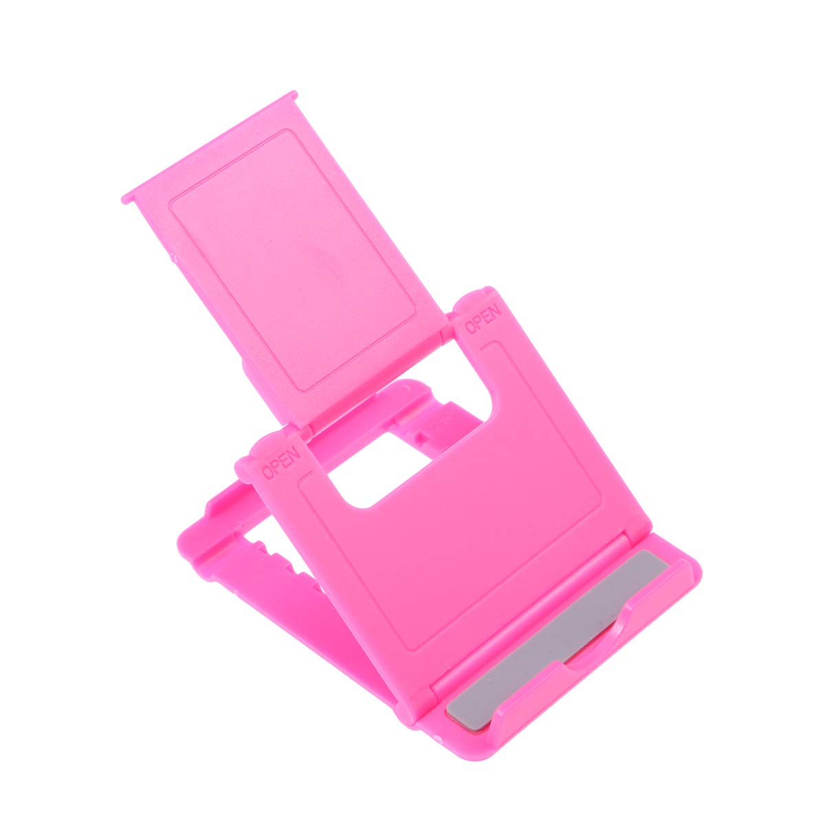 UKCOCO Tablet Stand & Phone Holder - Adjustable Kickstand for iPad, iPhone, Samsung - Portable Desktop Mount for Office, Home, Kitchen (Pink) - Perfect for Video Calls, Reading, Cooking & Hands-Free Viewing